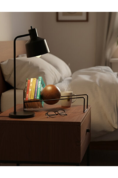 Maisonord Toke Dekoratif Kitaplık - Siyah