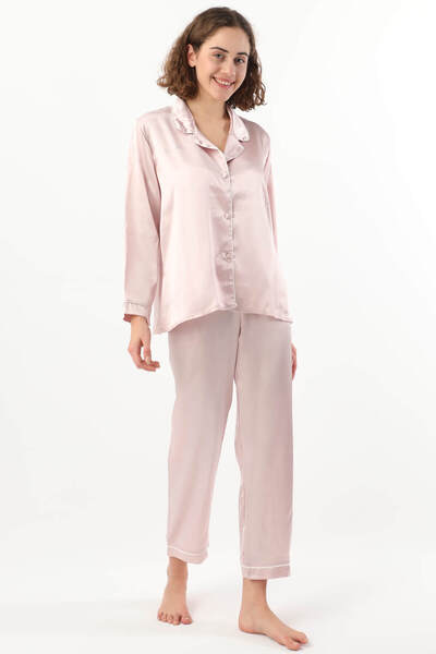 Pierre Cardin Γυναικείο Σετ Πυτζάμες Σατέν