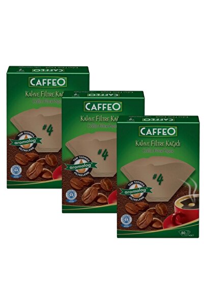 Caffeo Kahve Filtresi 1x4/80(3 PAKET-240 ADET)
