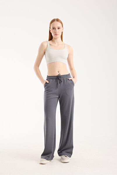 KAPHONE Kadın Modal Geniş Paça Eşofman Altı