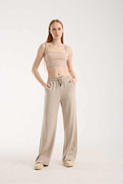 KAPHONE Γυναικείο φαρδύ παντελόνι Modal