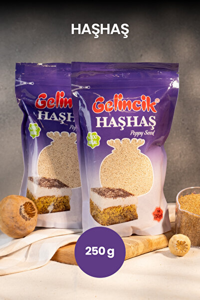Gelincik Doğal Katkısız Sarı Haşhaş Tohumu 250gr
