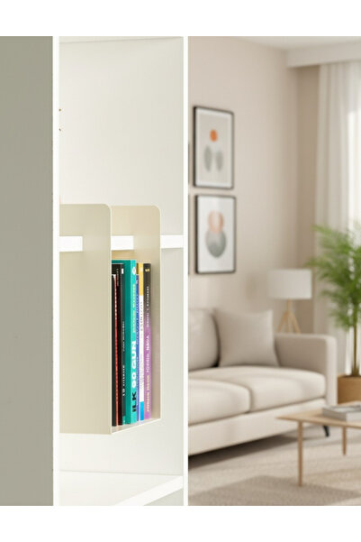 Maisonord Cube Kitaplık ve Çalışma Masası Düzenleyici - Krem