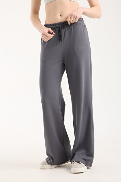 KAPHONE Kadın Modal Geniş Paça Eşofman Altı