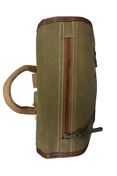 Old Cotton Unisex Vintage Canvas Backpack - Αδιάβροχο, με θήκη για φορητό υπολογιστή, 29x37cm για εκδρομές/σχολείο/ταξίδια/κάμπινγκ
