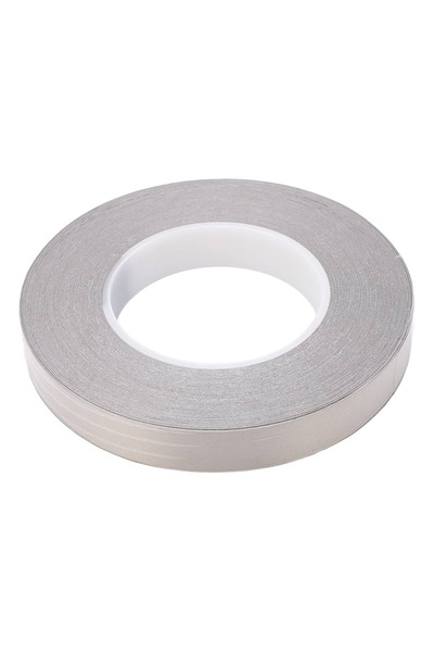 efiksbilisim GÜMÜŞ İLETKEN GRİ KUMAŞ BEZ BANT 20 MM 20 METRE