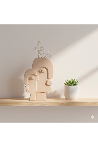 Livava Vază din ceramică Ecru Picasso - 28X18