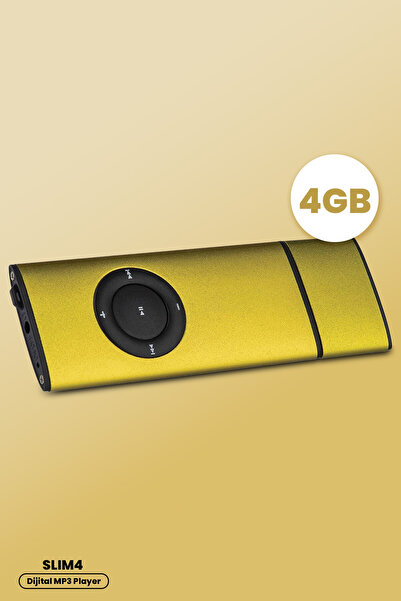 GOLDMASTER Slim4 4GB Dijital MP3 Player