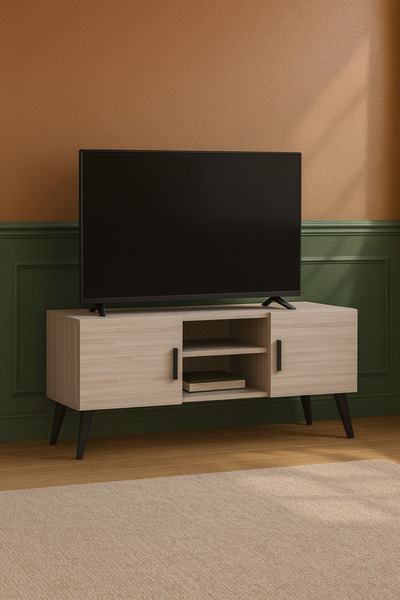 Alesta Life Çok Amaçlı TV Sehpası Sonomo | Ayakkabılık ve Portmanto Alt Modül...