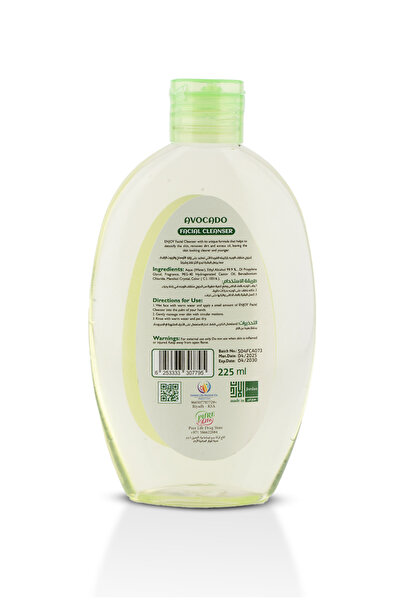 Enjoy Facial Cleanser With Avocado | Deep Cleansing, Antibacterial, Removes Dirt & Makeup, 225ml