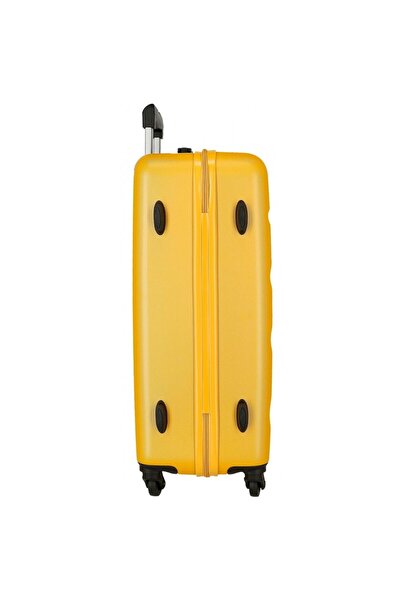 Roll Road Medium Flex trolley, ochre ABS, 46x65x23 cm