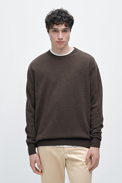 Massimo Dutti Yün karışımlı bisiklet yaka kazak