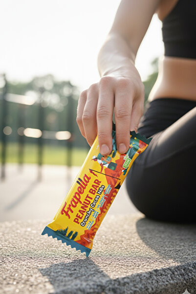 Frapella Cocoa Nibs and Cocoa Peanut Bar Vegan 40 Gr. X 12 Pieces