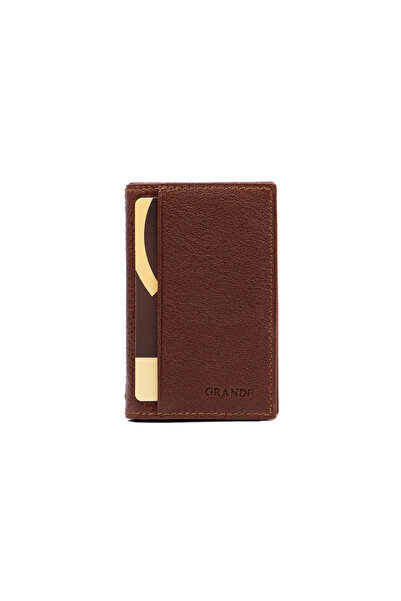 Grande 825 Men's Card Holder Tan