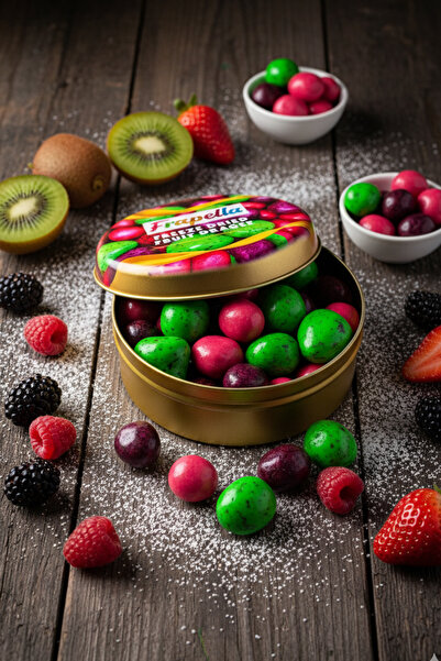Frapella Dondurulmuş Gerçek Meyveli Karışık Draje 300 Gr.