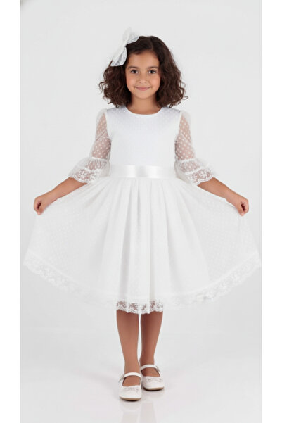 golden kids Rochie pentru fete Rochie cu cataramă pentru fete Rochie pentru fete Rochie pentru petrecere de nuntă pentru copii Rochie din dantelă din tul cu buline