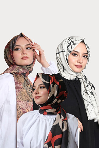 AFVENTE Marble,Paisley,Geometric Pattern Cotton Shawl Buy 3 Pay for 2