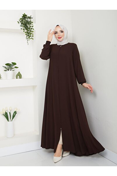 MODA Mevlana Kolu Ribanalı Medine Ipeği Yazlık Ferace