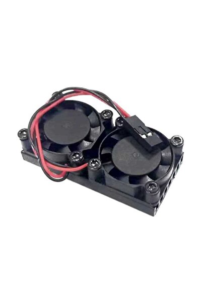 Genel Markalar Robotistan Çift Fanlı Soğutucu (Raspberry Pi 3B+/4B Uyumlu)