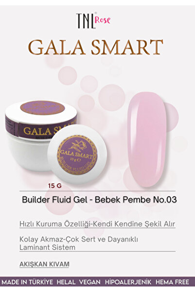 gala smart Builder Fluid Jel Akışkan Kıvam Gel Jel Tırnak Protez Tırnak Uzatm...