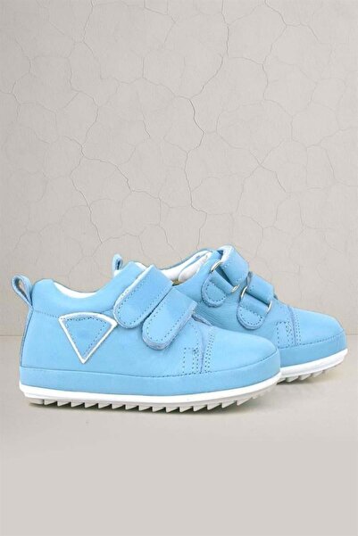 Rakerplus Scrat Genuine Leather Blue White First Step Shoes