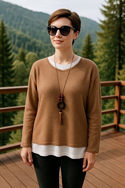 NUR TEKSTİL kadın angora triko bluz penye atlet kolyeli takım atlet çıka bile...