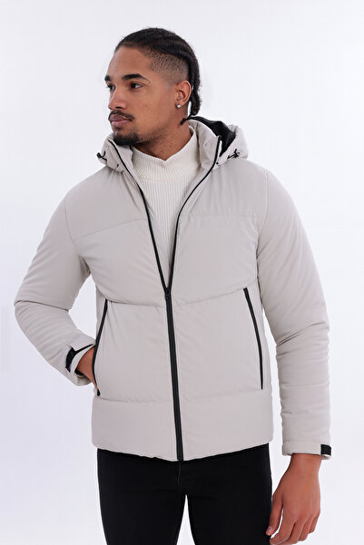 Montland Men's Stone Removal Hooded Nova Fabric Waterproof and Windproof Jacket