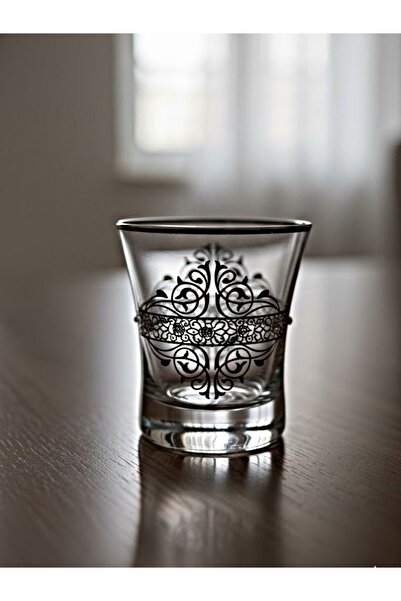 DECOSTYLE Pashabahçe 420014 240 Cc Handwork Decorated Water Cup 6 Li