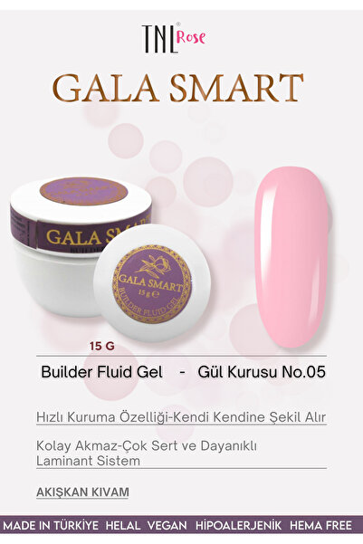gala smart Builder Fluid Jel Akışkan Kıvam Gel Jel Tırnak Protez Tırnak Uzatm...