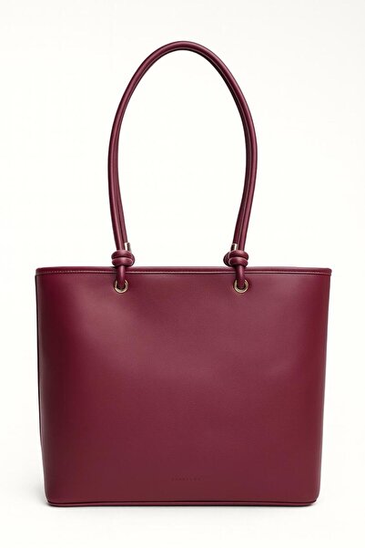 Generic Elegant Textured Ladies Handbag with Heart Scarf & Gold Detailing – Carnalisa