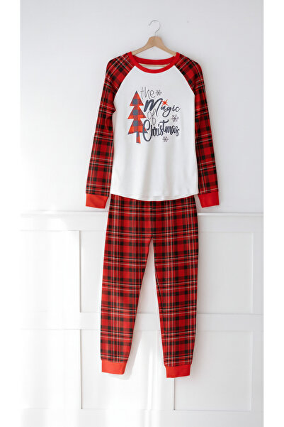 Lilabio 100% Cotton Christmas Themed Men's Pajamas Set