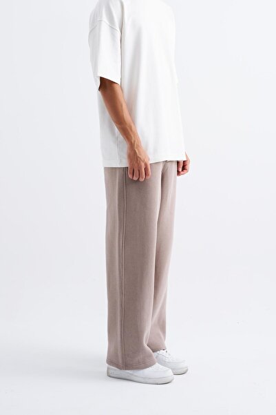 Machinist Men's Oversized Baggy Sweatpants Light Gray