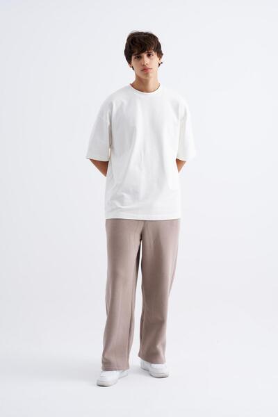 Machinist Men's Oversized Baggy Sweatpants Light Gray