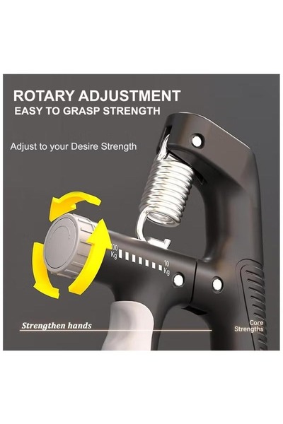 shaydx Grip Strength Trainer 10 to 100 KG, Hand Grip Exerciser with Digital Counter, Adjustable Resistance