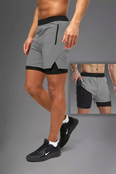 Man Of Man Легінси з підкладкою для тренажерного залу та фітнесу в стилі унісекс Сортовані приховані кишені Детальний опис Еластичні