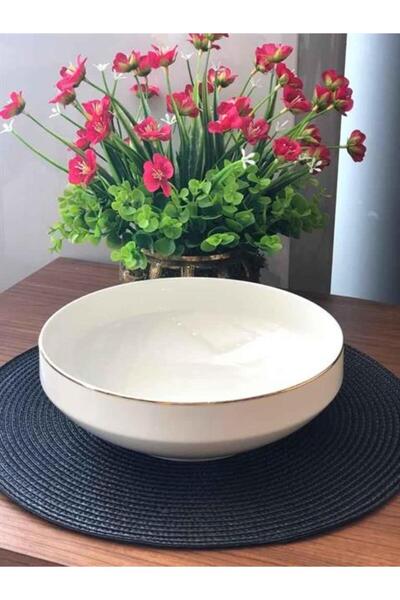 ROSSEV Gold Color Modern Salad Bowl