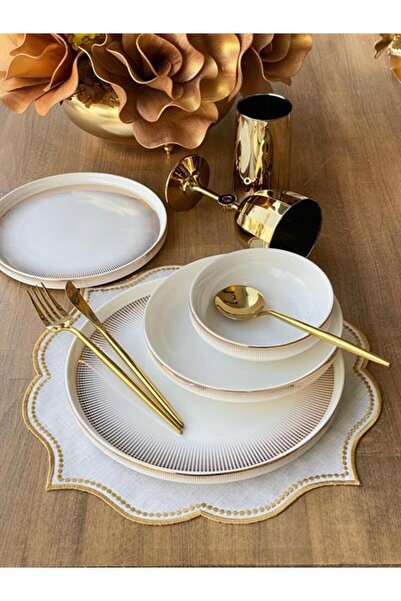 ROSSEV Deco Modern Point 24 Parça 6 Kişilik