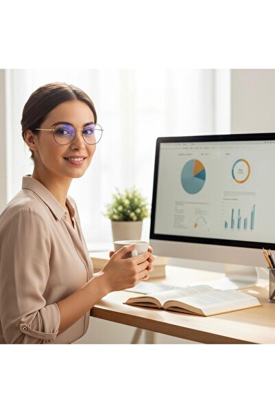 LittleDomi Ochelari Protectie Calculator, Ecran Telefon, Calculator, Televizor, Gaming, anti Lumina Albastra