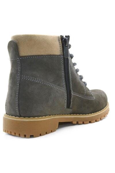 Rakerplus Neson Справжня шкіра Зручні сірі черевики на блискавці для дітей