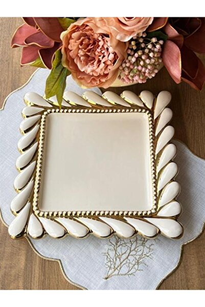 ROSSEV Serving Plate Renaissance Square