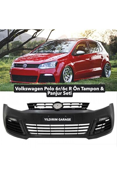 YILDIRIMGARAGE Volkswagen Polo – R Ön Tampon Seti (2009–2017 Uyumlu)