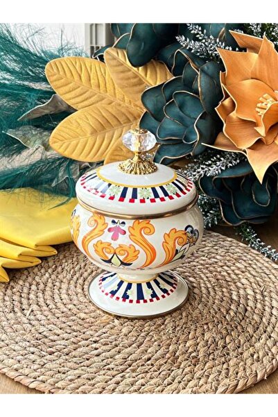 ROSSEV Elegance Emaye Ayaklı Şekerlik