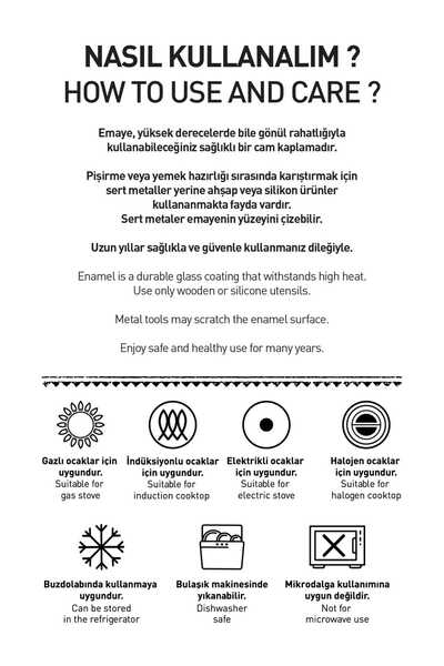 SAVAŞAN Emaye Demlik, İndüksiyon Tabanlı Su Isıtıcısı - Füme