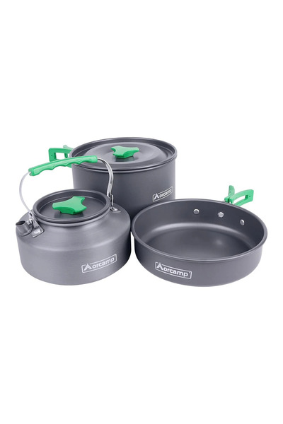 Orcamp 3-Piece Camping Cookware Set (Out-1150)
