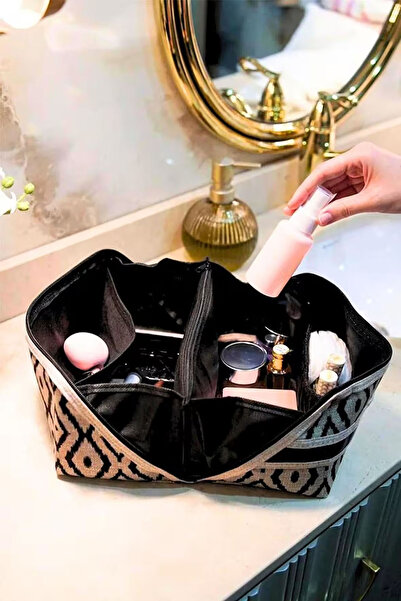 ALAS Bohe Makeup Bag Organizer Travel Type Handbag Organizer