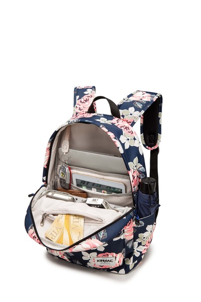 Kinmac Rucsac Laptop, Kinmac, Blue Flower, 15.6 inch