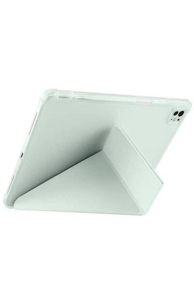 one depot only for quality life Samsung Tab S10 Fe Case Tri-Folding Case with Pen Compartment and Stand