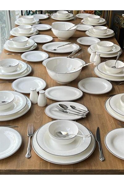 ROSSEV Yemek Takımı Nantes Silver 149 Parça 12 Kişilik