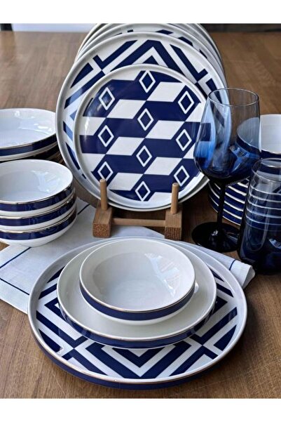 ROSSEV Yemek Takımı Modern Savona 24 Parça 6 Kişilik