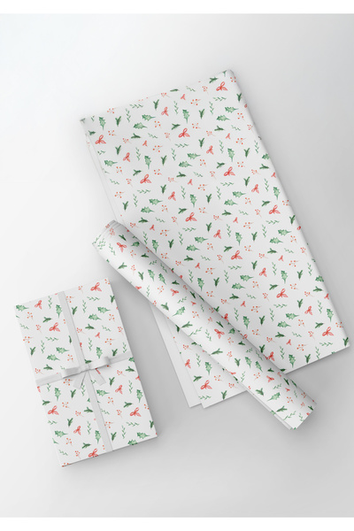 Miona Yılbaşı Özel Hediye Paketleme Ambalaj Kağıdı 35x50 cm(1 ADET)